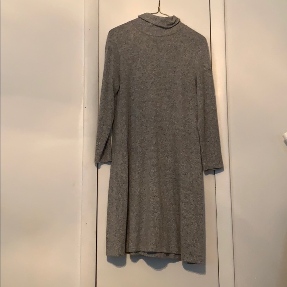 Turtleneck sweater dress